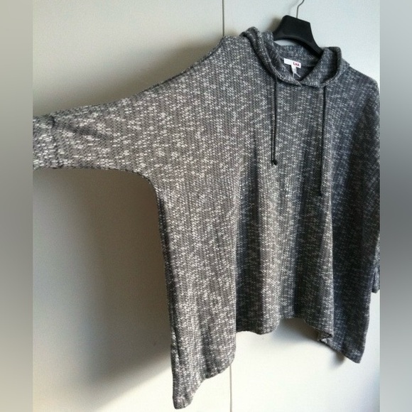 LnA Crepe Hoodie in Grey - Picture 3 of 3